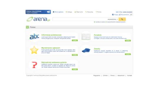 arena.pl - logo, www