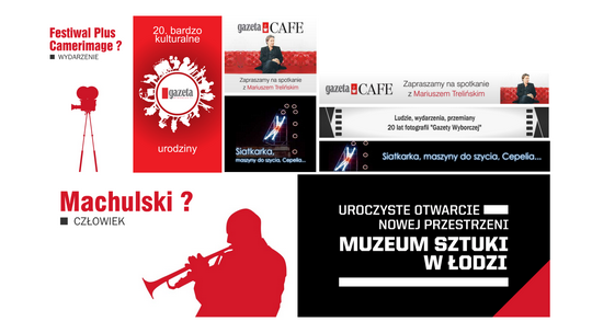 Gazeta Wyborcza - banery, prezentacje